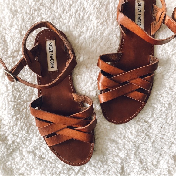 steve madden brown sandals
